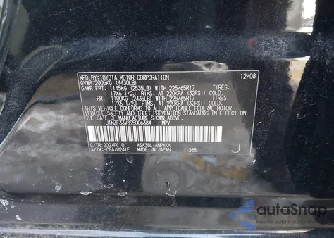 2009 Toyota Rav4 from USA, damaged, VIN JTMZF33V895006384
